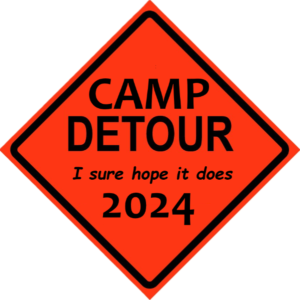 Camp Detour sign